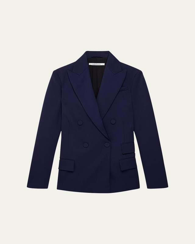 Relaxed Double-Breasted Jacket